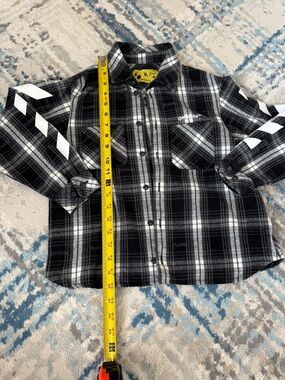Off-White Kids Flannel Shirt